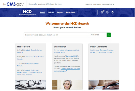   MCD search