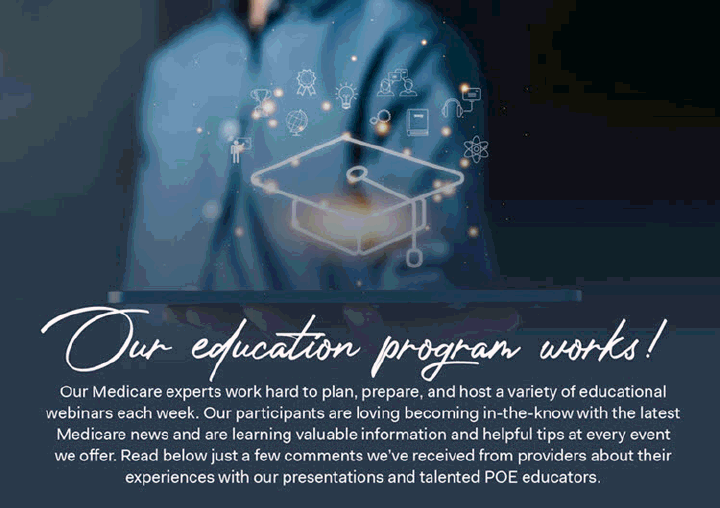 Our education program works intro