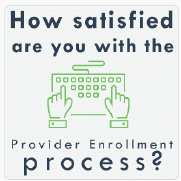 Provider enrollment feedback