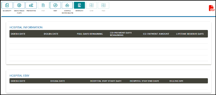 patient Information Results 