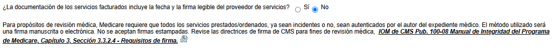 Requisitos de firma