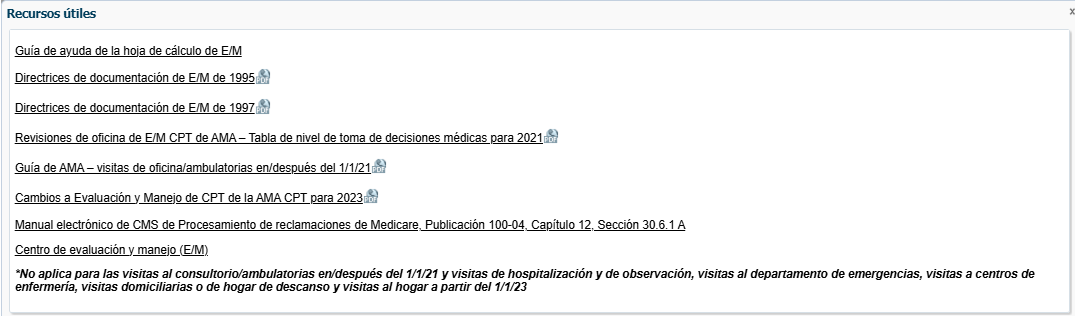 Recursos útiles