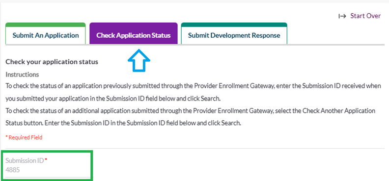 verificar estado de la solicitud