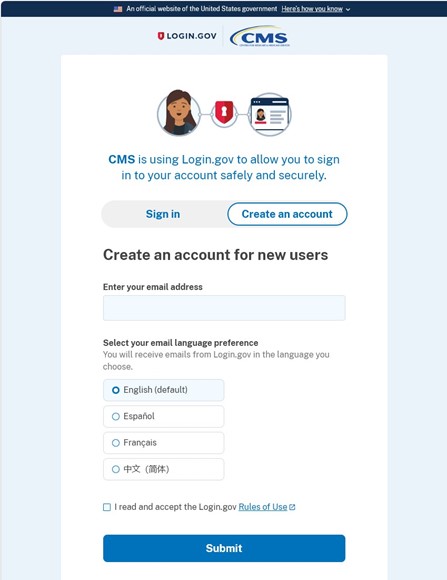create an account for new users