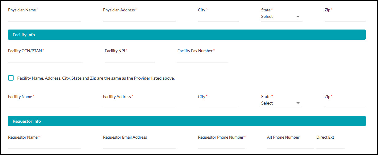 Prior Authorization Request  – HOPD2