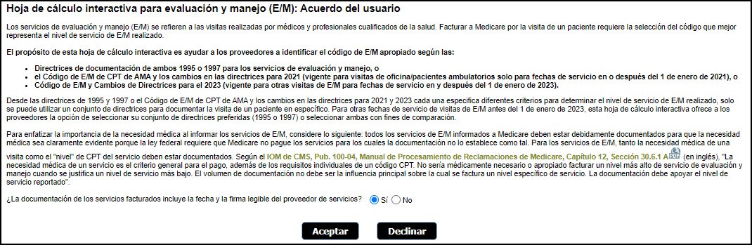   Acuerdo del usuario