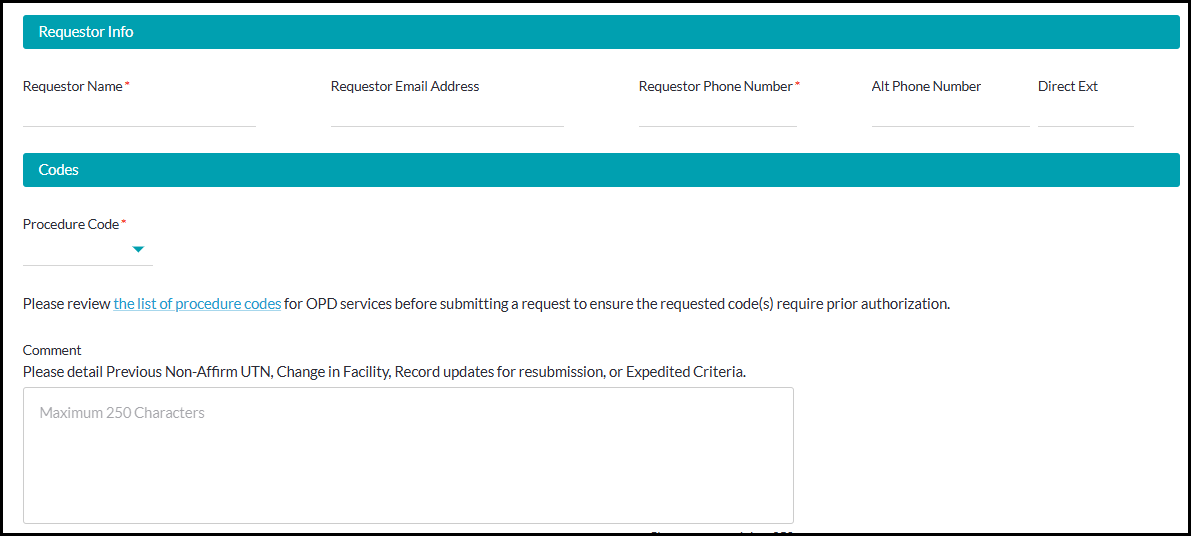Solicitud de autorización previa - HOPD 3