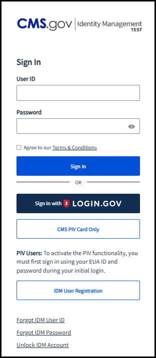 inicio de sesión de IDM