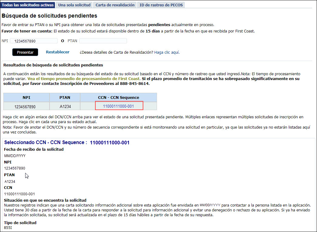 Resultados de CCN
