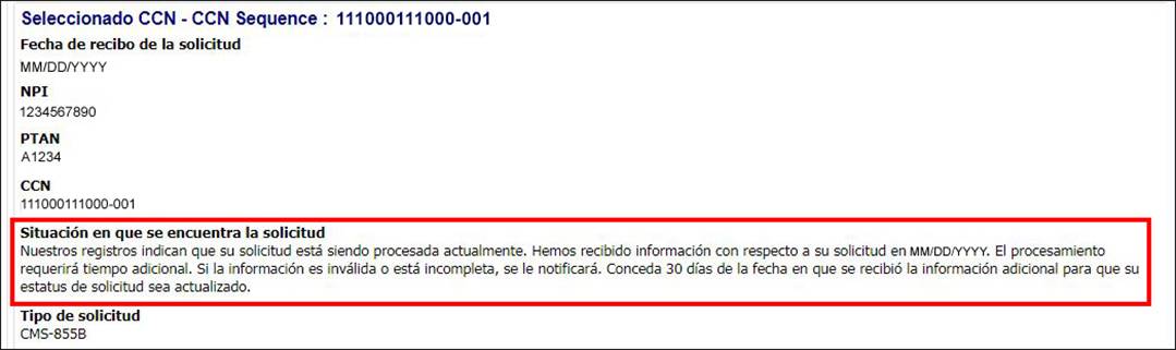 Información de PECOS