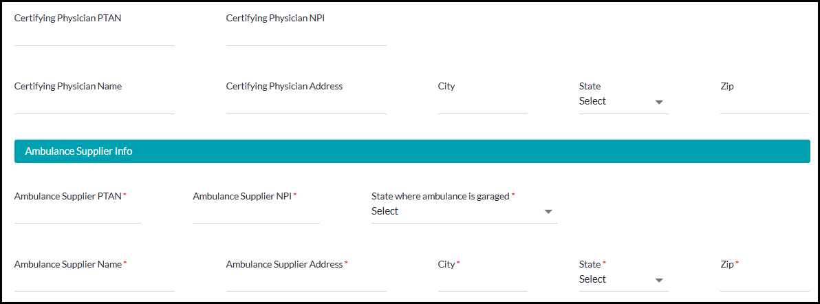 Parte B - Solicitud de autorización previa - ambulancia que no sea de emergencia 2