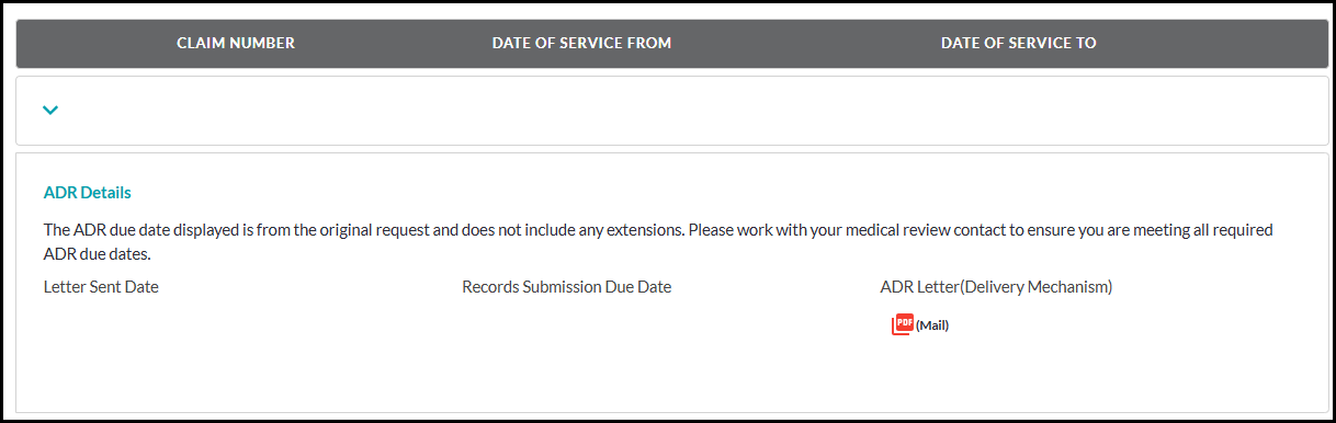 Detalles de ADR de revisión de prepago