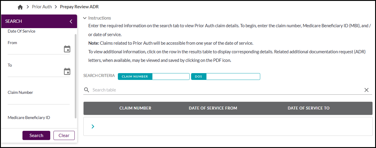 Búsqueda de ADR de revisión de prepago