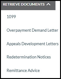 retrieve docs part a menu