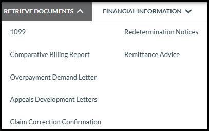 retrieve docs part b menu
