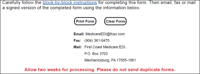 Form submission