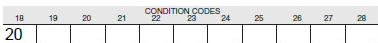 Condition codes