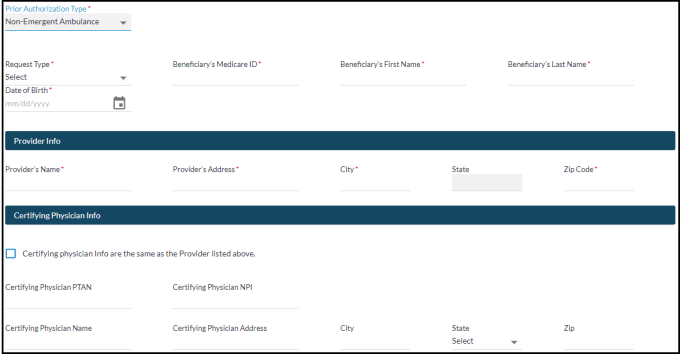 Part B – Prior Authorization Request – RSNAT 1