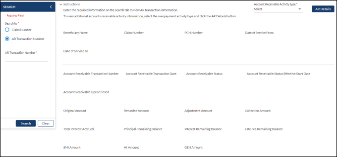 AR Transaction Info