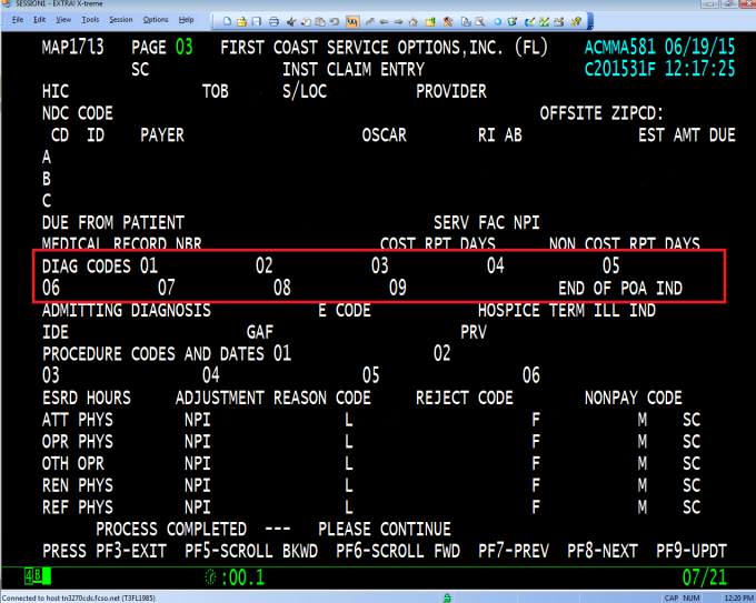 DDE - página 03 de reclamación