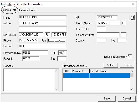 proveedor institucional