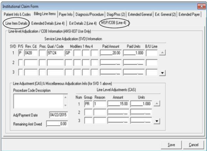 Institucional: MSP/COB línea 4