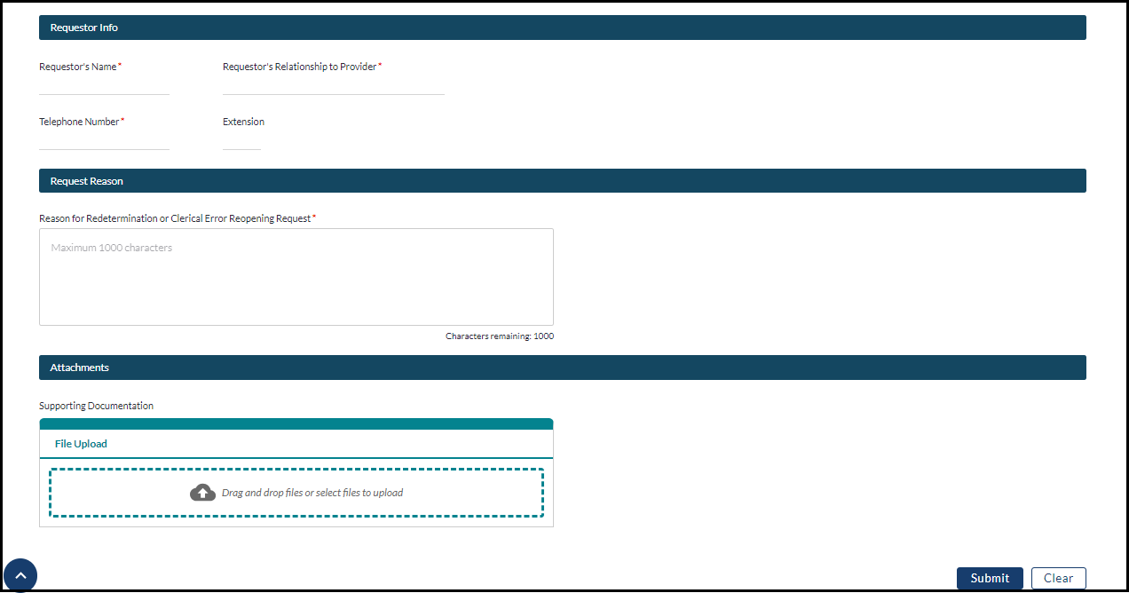 Part B – Redetermination request form (3)