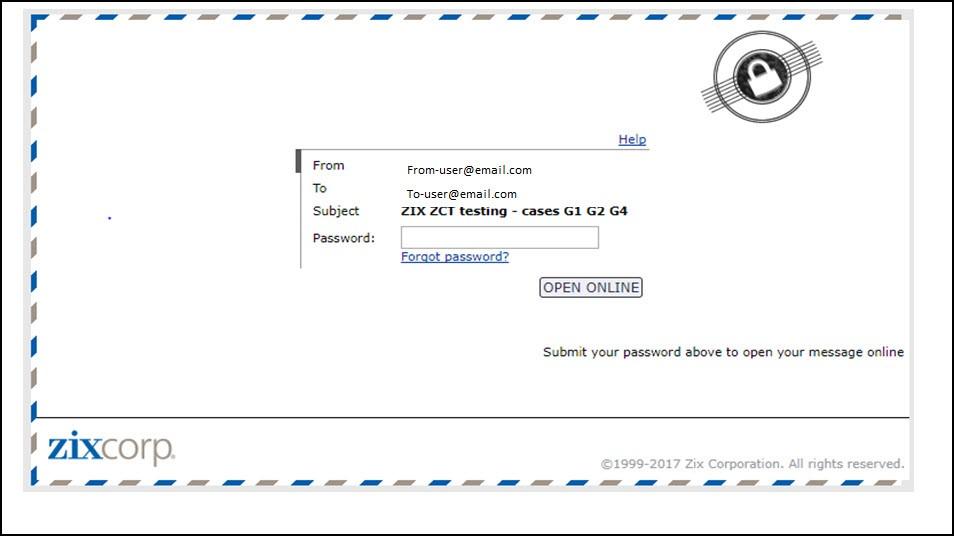 enter login information