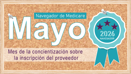 Mes de la concientización sobre la inscripción del proveedor