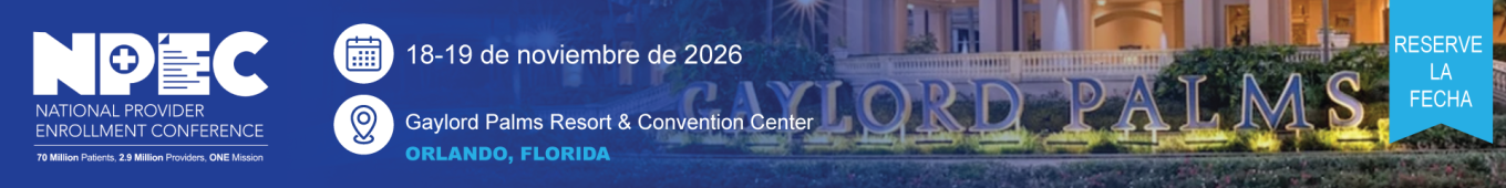 Conferencia Nacional de Inscripción de Proveedores del 2026